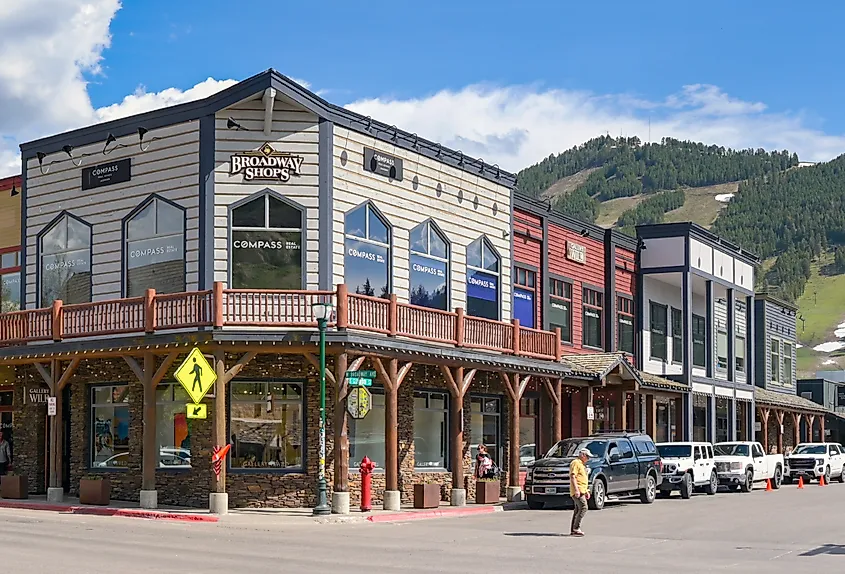 Downtown Jackson, Wyoming.