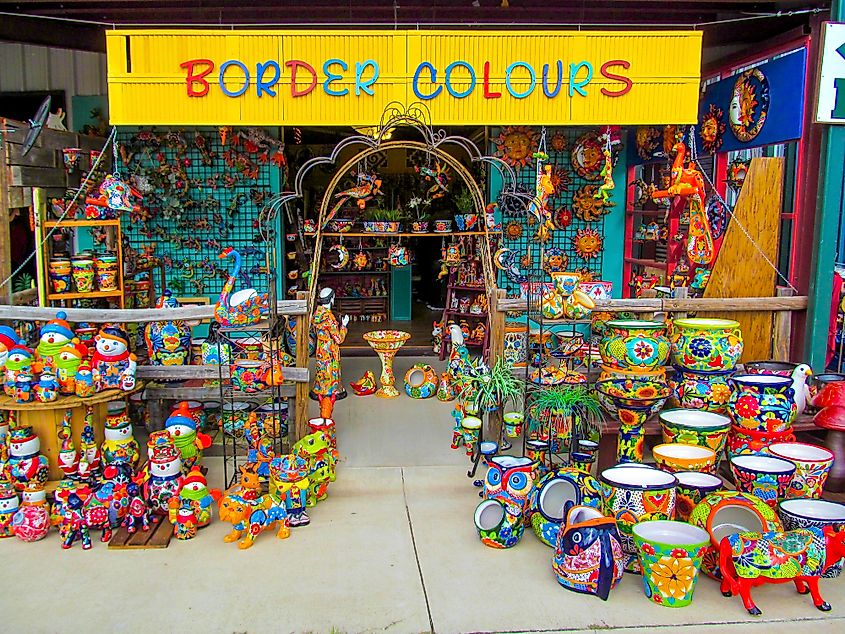 Mexican Ceramic at a Texas Flea Market in Canton.