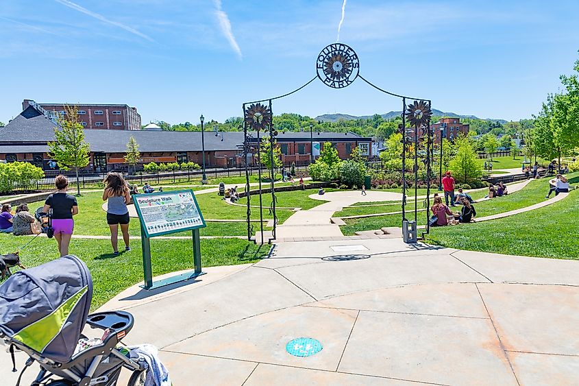 Founders Park in Johnson City, Tennessee