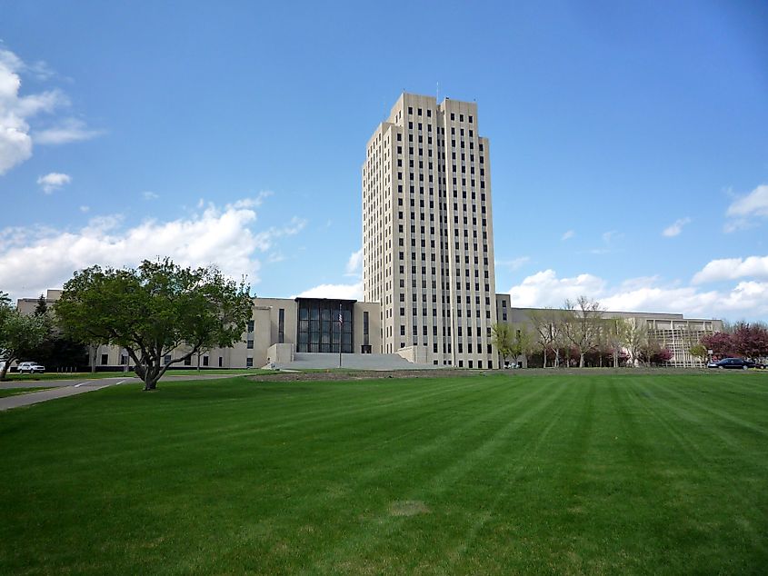 North Dakota State Capitol in Bismarck