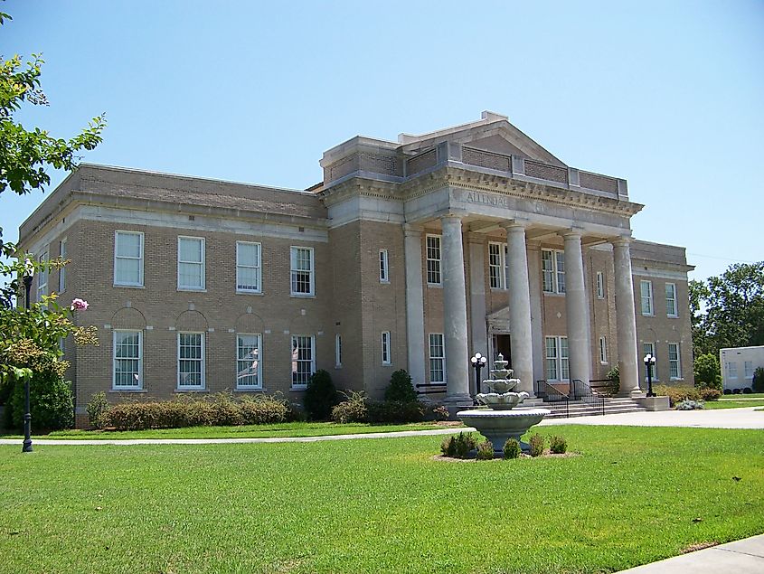 Allendale County Courthouse. 