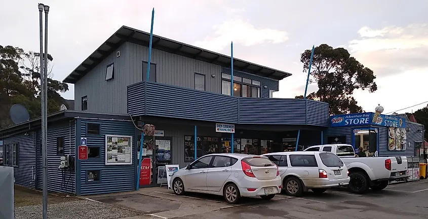 Adventure Bay Store in Adventure Bay, Tasmania, Australia