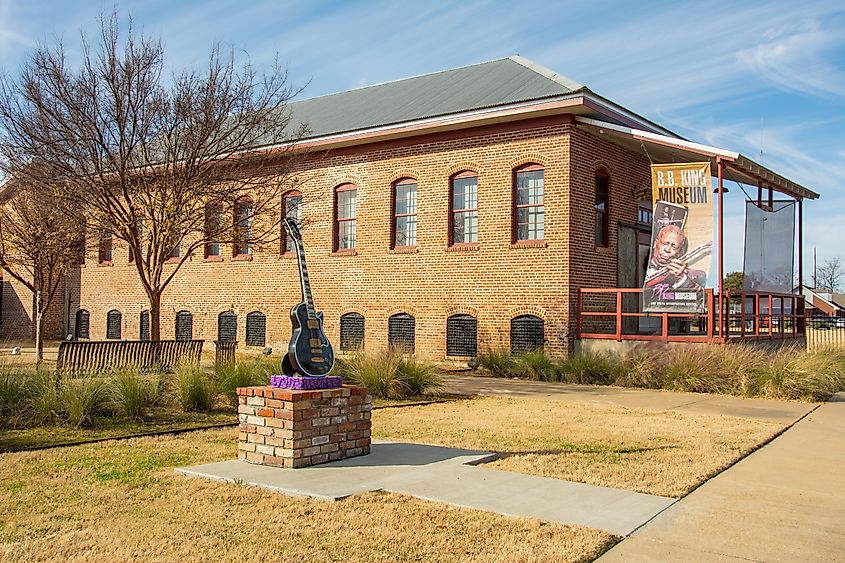 B.B. King Museum in Indianola, Mississippi. Editorial credit: Nina Alizada / Shutterstock.com