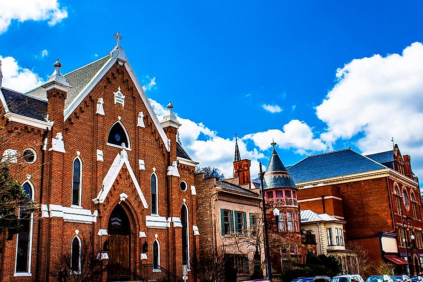 Historic Rural Church in Maysville.