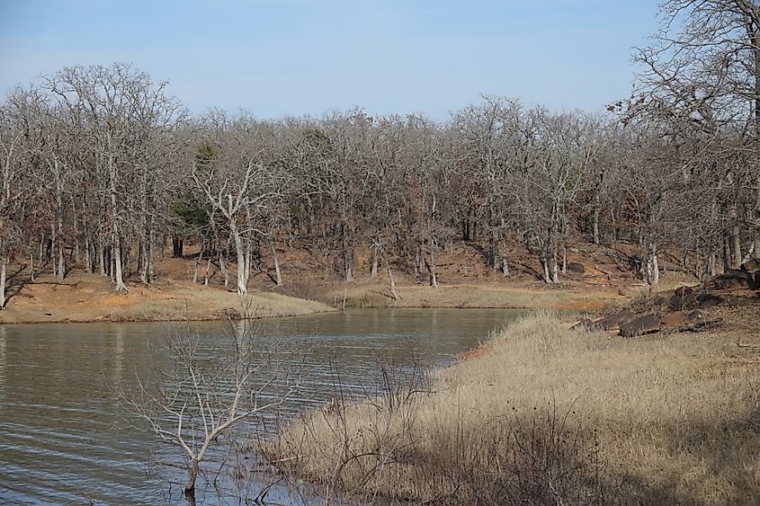 Lake Ray Roberts State Park in Texas.