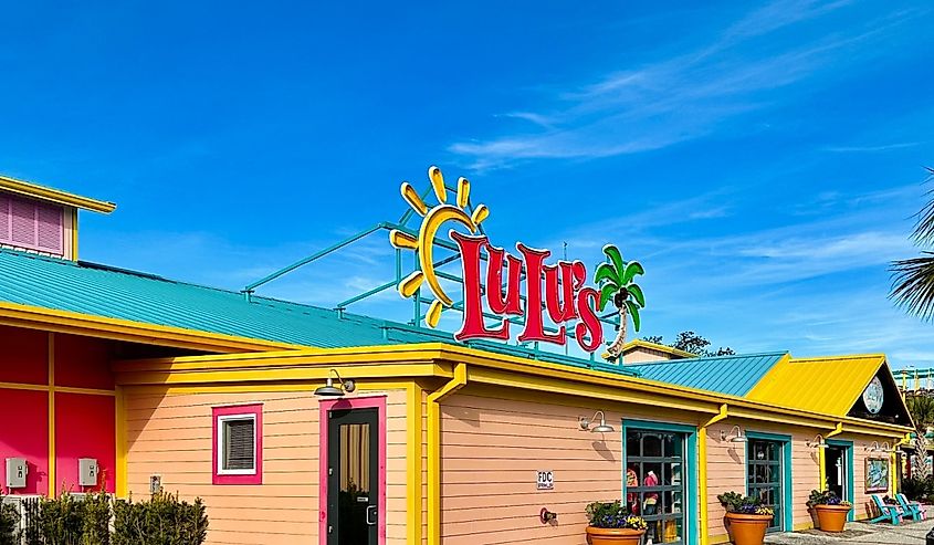 Lulu’s located in the popular Barefoot Landing Complex in North Myrtle Beach