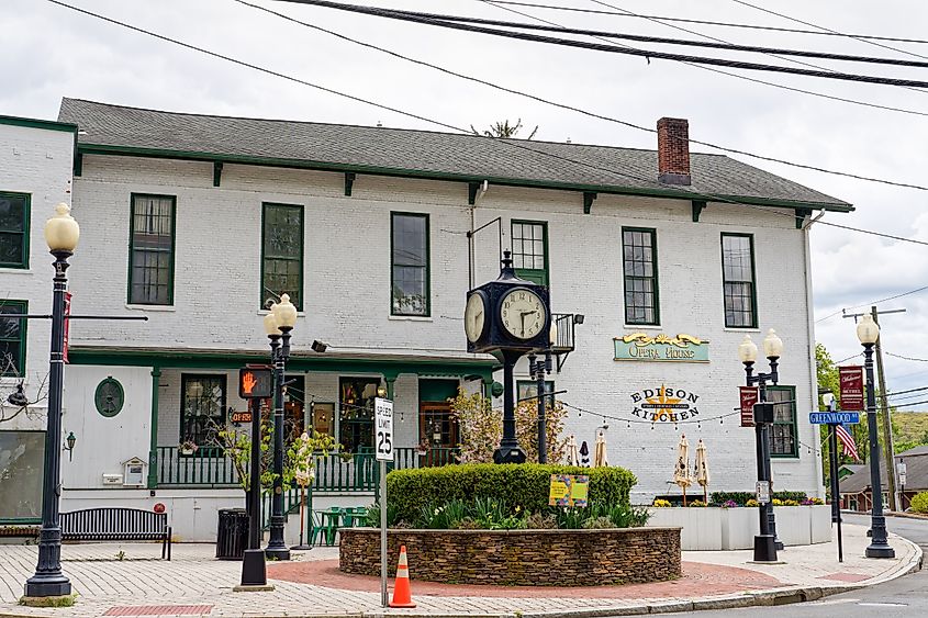 Bethel Opera House, originally called Fisher’s Hall. Editorial credit: Rosemarie Mosteller / Shutterstock.com