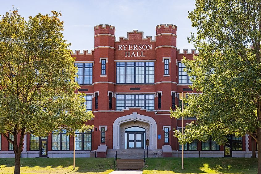 Ryerson Hall in the Northwestern Oklahoma State University in Oklahoma.