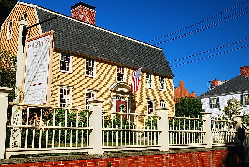 The Yellow Oracle House in Portsmouth, New Hampshire.