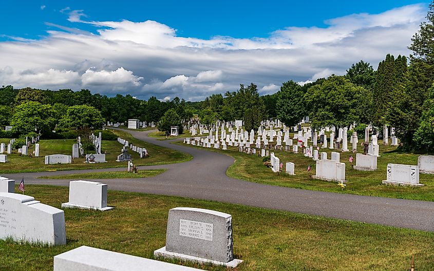 The Hope Cemetery in Barre, Vermont.