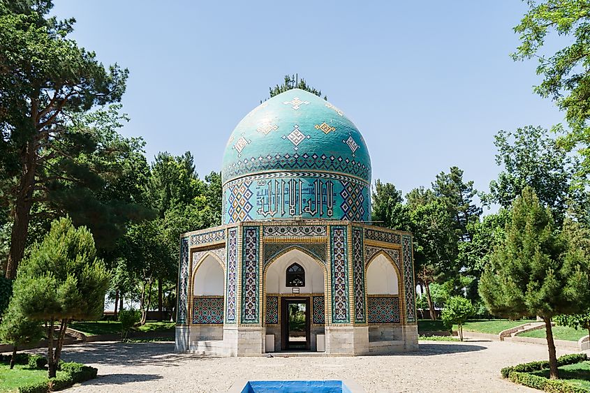 Sheikh Attar Mausoleum in Nishapur. Image by Catay via Shutterstock