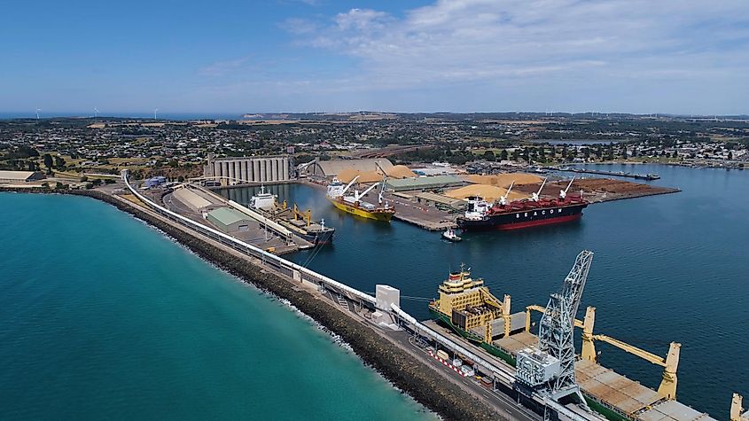 Dock in Portland, Victoria