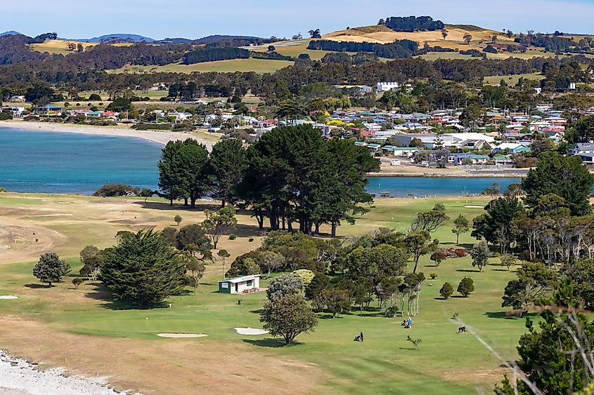 Scenic vista of Wynyard, Tasmania, Australia