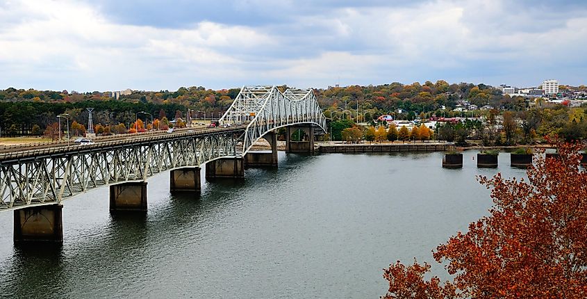 The Tennessee River at Florence, Alabama