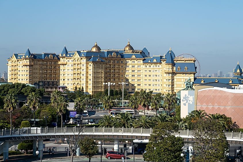 Tokyo Disney Resort hotel, Tokyo, Japan. Editorial credit: Larry Zhou / Shutterstock.com