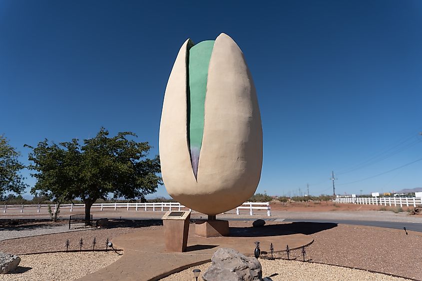 World’s Largest Pistachio at McGinn’s PistachioLand.