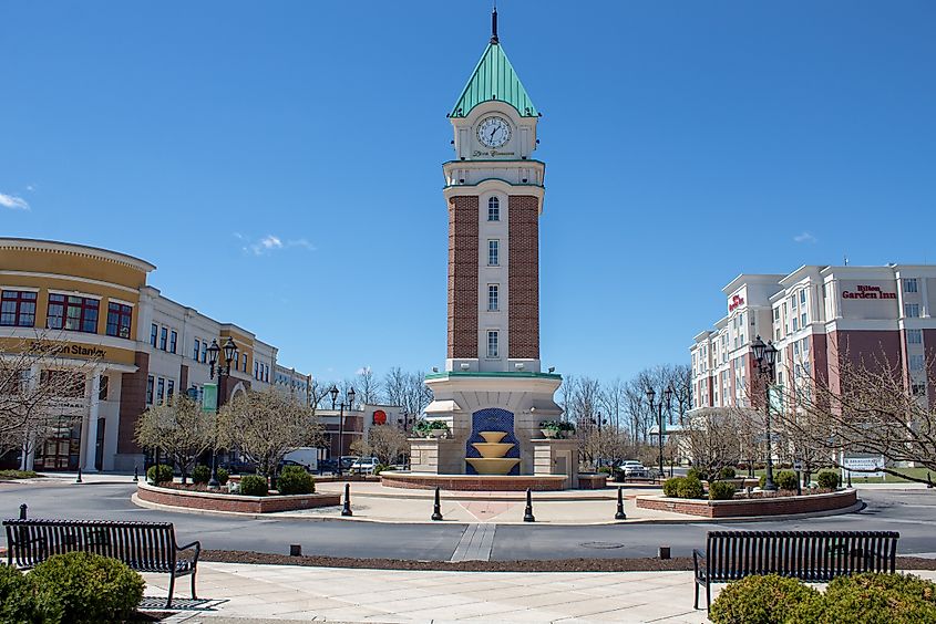 The town center at Levis Commons in Perrysburg, Ohio.