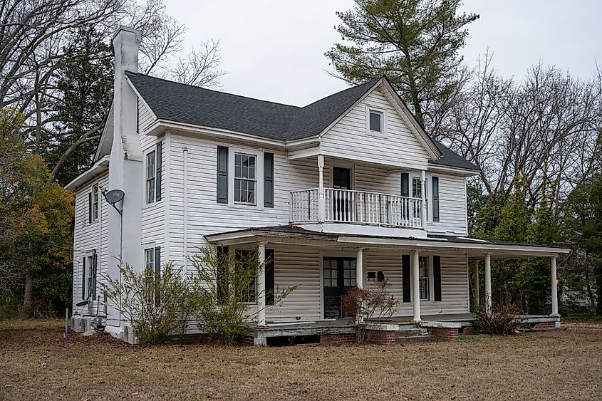 A historic home in Clover, South Carolina.