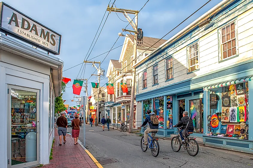 Commercial Street in Provincetown, Massachusetts. Image credit Rolf_52 via Shutterstock
