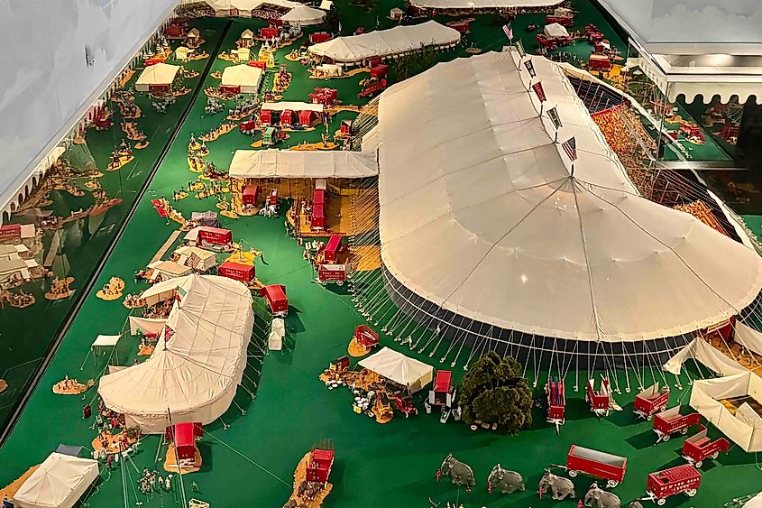 Circus Museum model of Ringling Circus photo credit Bryan Dearsley