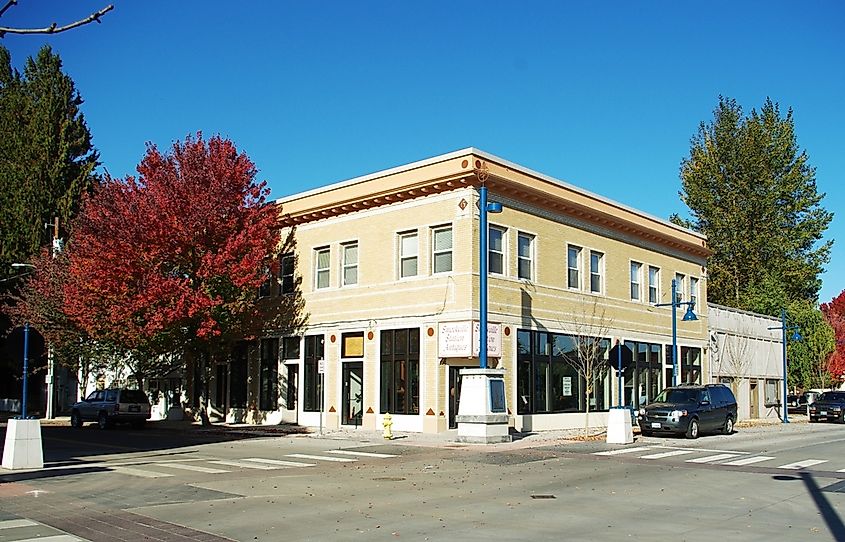 Downtown Sherwood, Oregon.