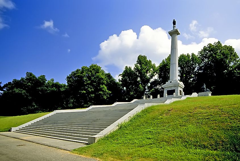 Vicksburg National Military Park in Vicksburg, Mississippi.