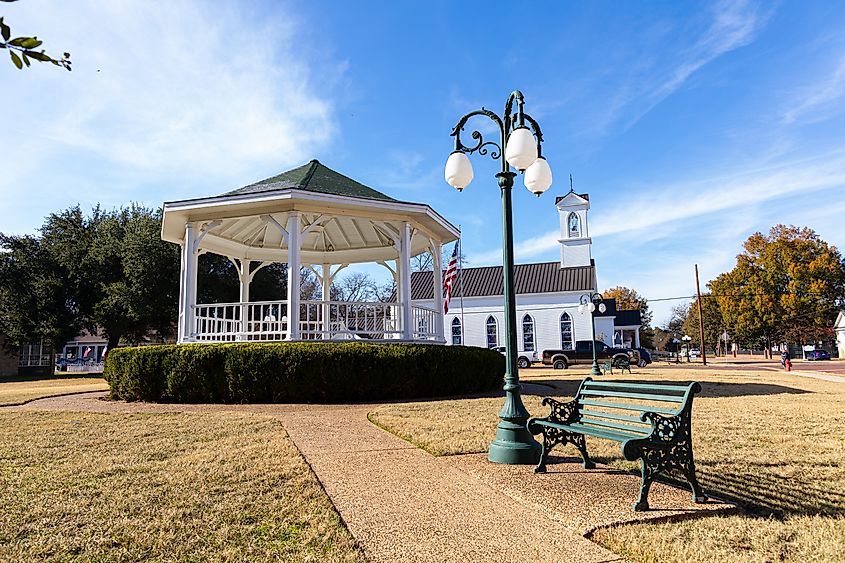 The Gazebo at Otstott Park in Jefferson, Texas