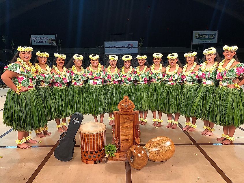 Merrie Monarch Festival, Hilo, Hawaii.