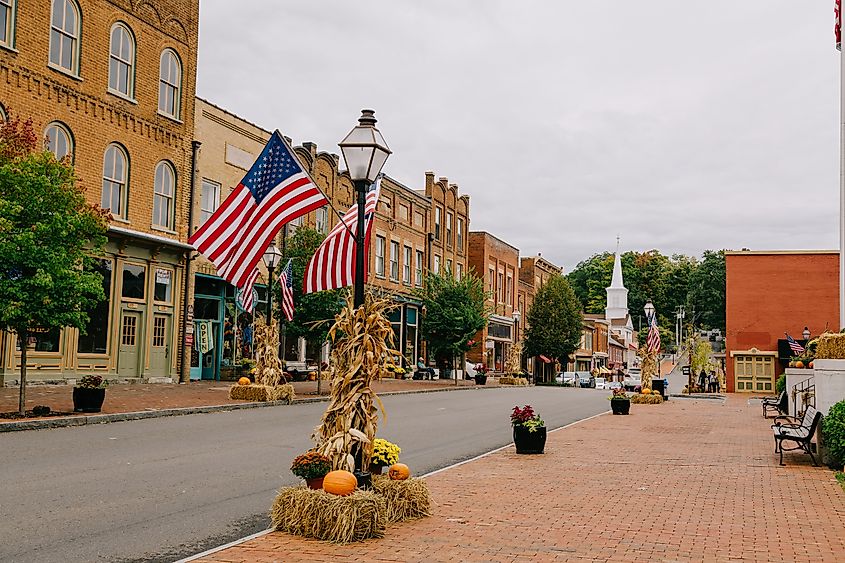 The quaint town of Jonesborough, Tennessee.