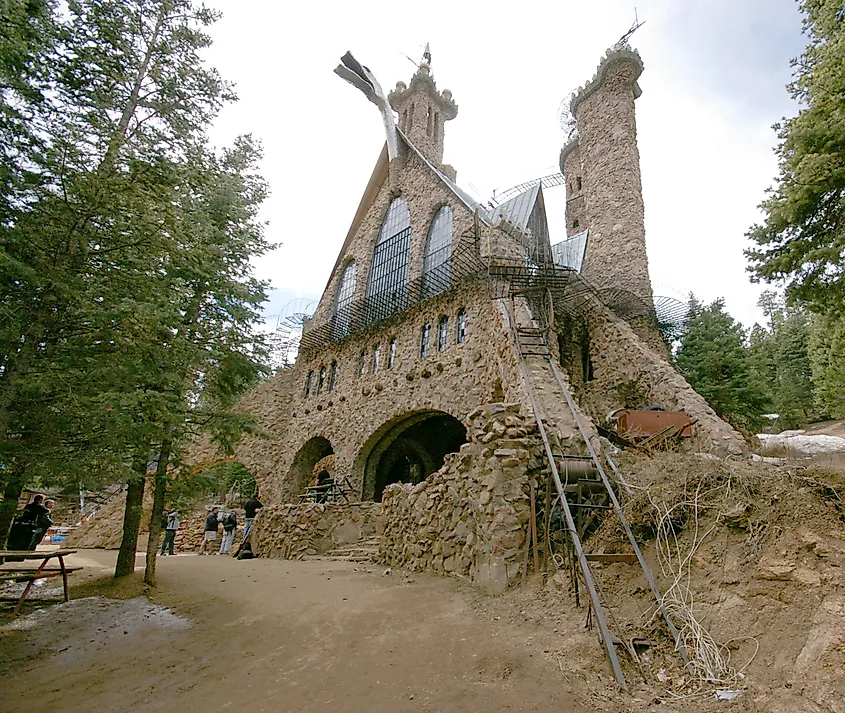 Bishop Castle in Rye, Colorado.