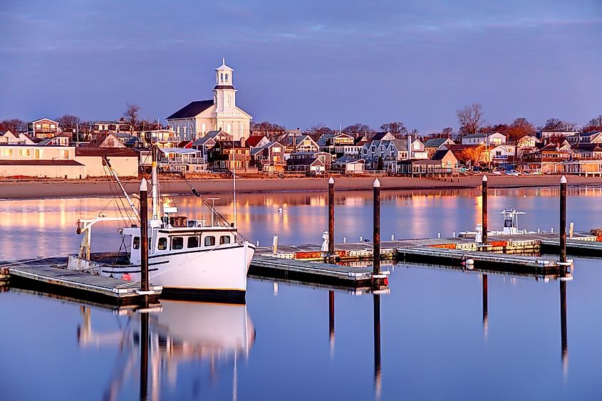 Beach houses in Provincetown, Massachusetts