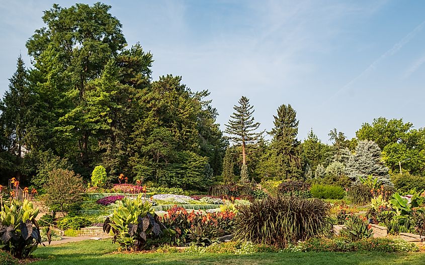 Sunken Gardens in Lincoln, Nebraska.