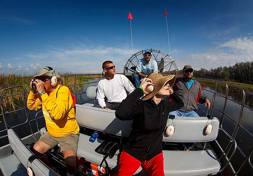 Airboat tour at Wild Florida in Kenansville, Florida