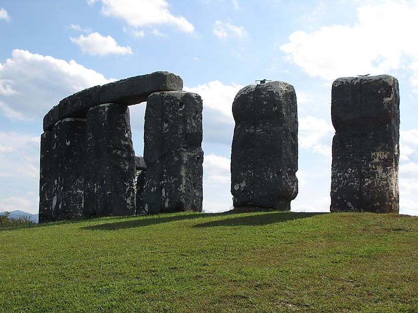 Foamhenge in Centreville, Virginia.