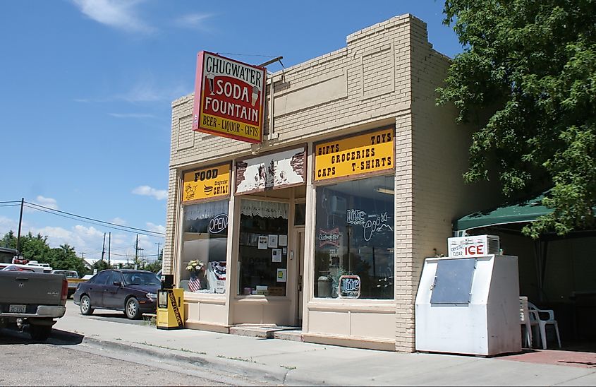 A roadside store in Chugwater, Wyoming