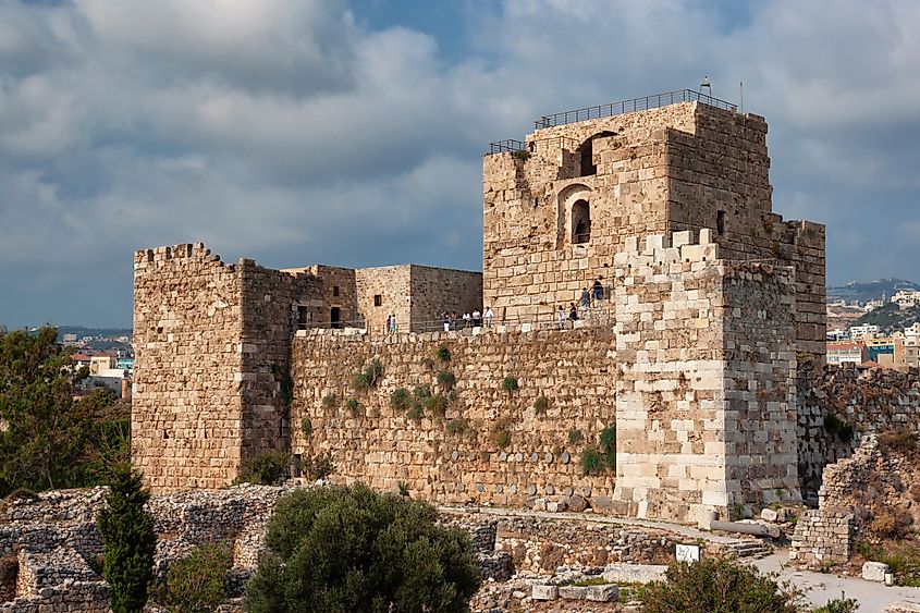  View of the old ancient crusader castle in the historic city of Byblos. Editorial credit: Alexey Pevnev / Shutterstock.com