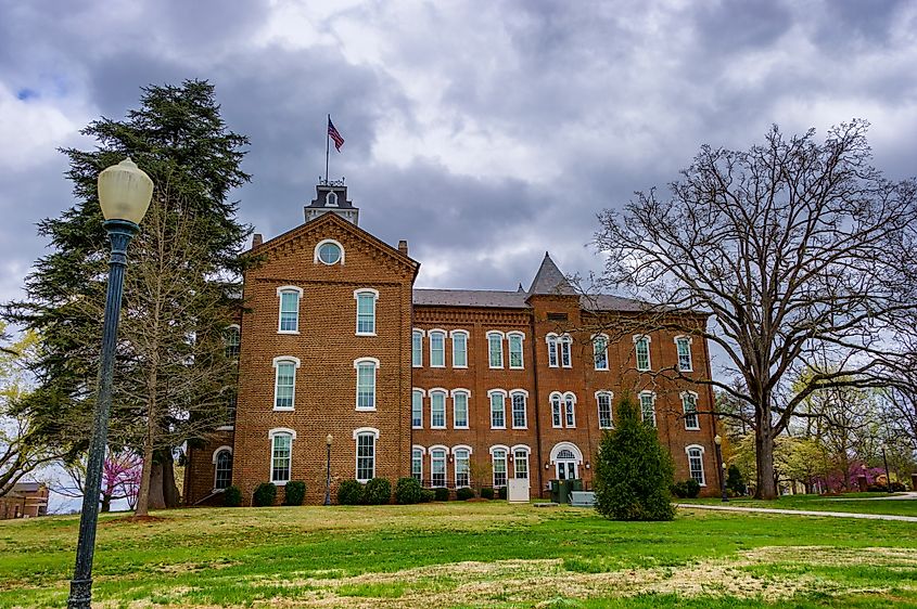 Maryville College Campus in Tennessee.