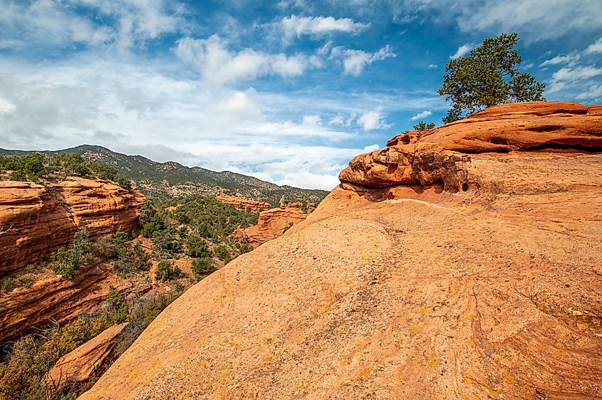 A beautiful vista at Red Canyon Park north of Canon City, Colorado.