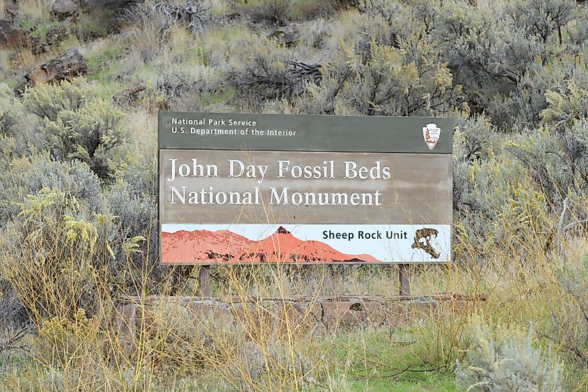 John Day Fossil Beds National Monument in Dayville, Oregon. 