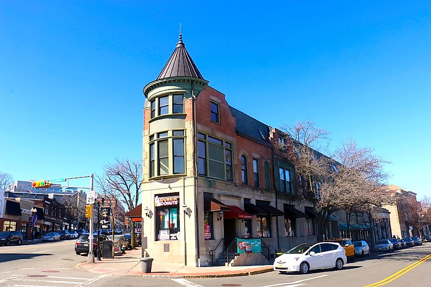 Dunkin Donuts store in Montclair, New Jersey