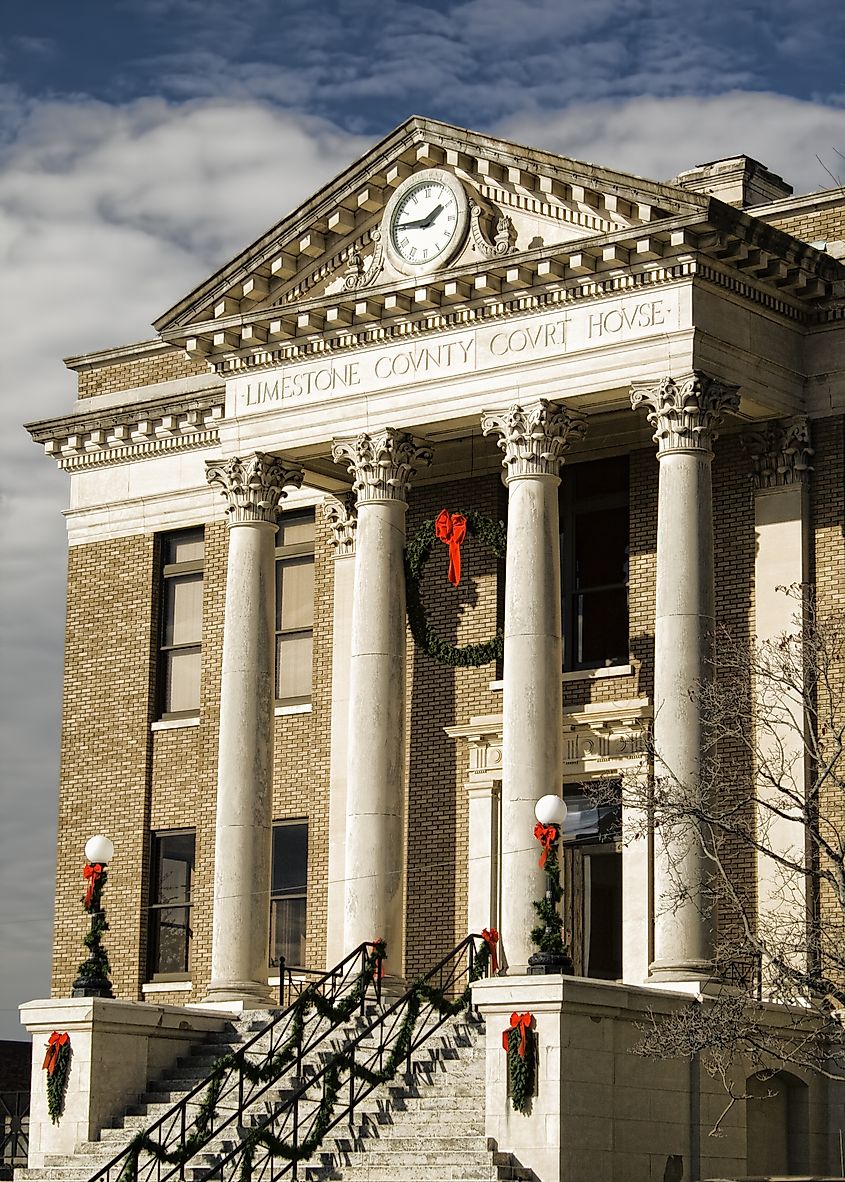 Historical Athens, Alabama, USA, Courthouse.