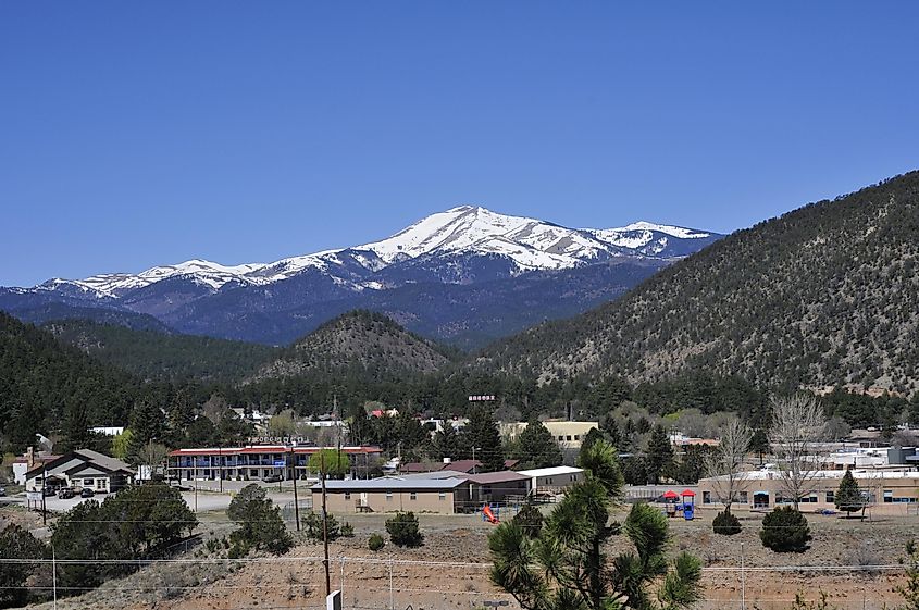 The beautiful town of Ruidoso, New Mexico.