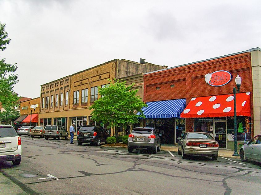 Downtown Arkadelphia in Arkansas.