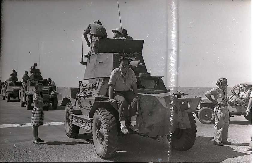 Israel History War of Independence, 1948-1949. Wikimedia Commons/Meitar Collection