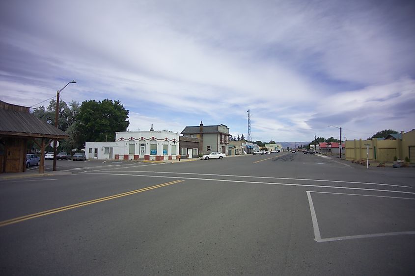 Kittitas, Washington. Main Street.