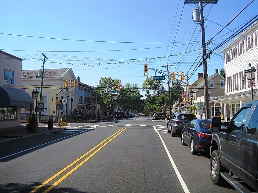 Downtown Medford at County Road 541 and Union Street