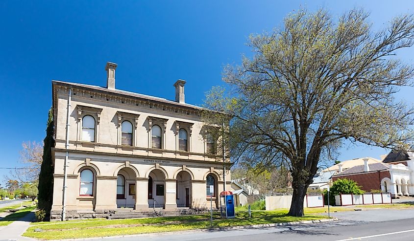 The historic Post Office in Clunes, Victoria, Australia