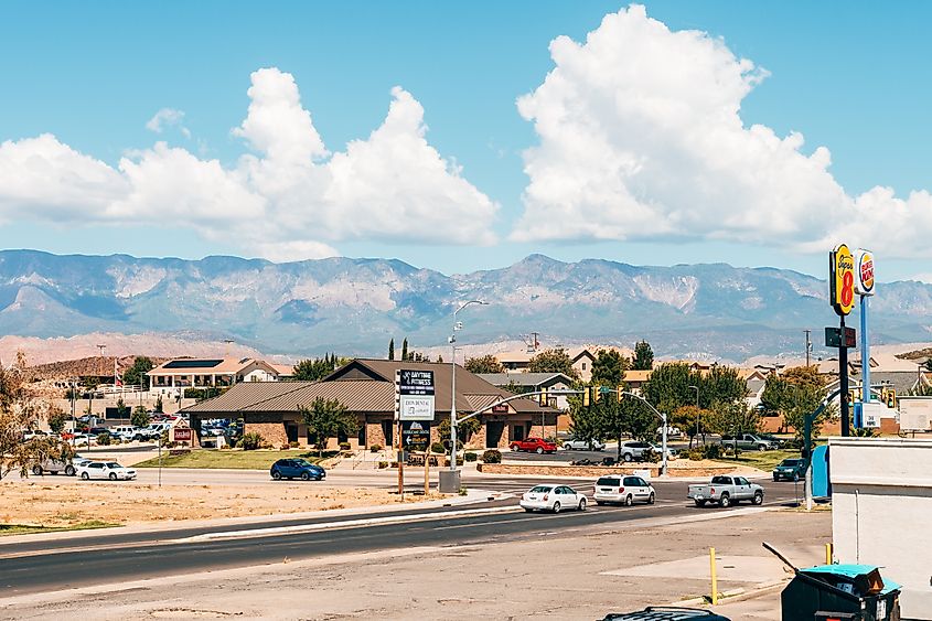 Views of Hurricane, Utah, a small town near Zion National Park