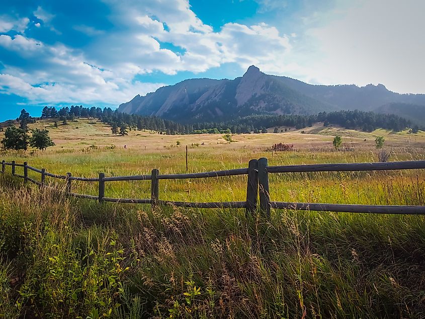 Chautauqua Trail Overlook in Boulder, Colorado.