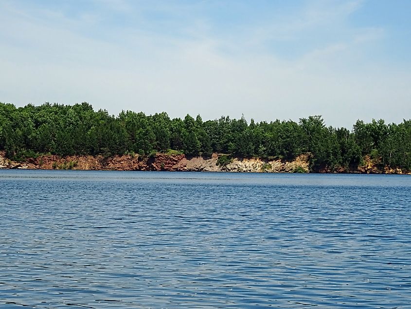 Wazee Lake in Wisconsin.